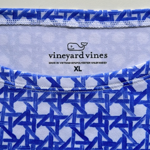 Vineyard Vines UPF Marlin Long Sleeve Boatneck Tee XL - Picture 5 of 7